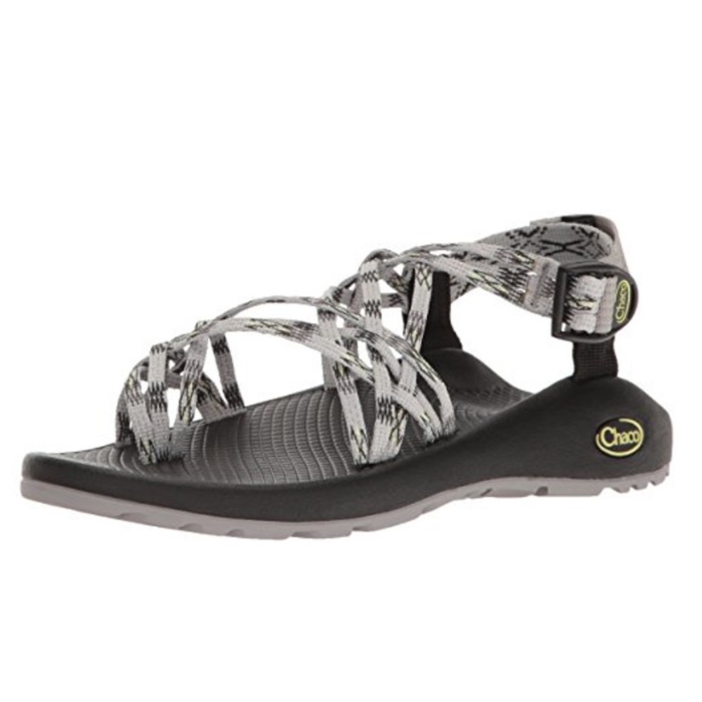 Chaco Women's Zx3 Classic sport sandals lime gray size 7